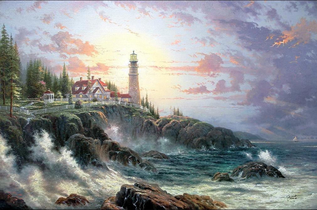 Thomas Kinkade Clearing Storms